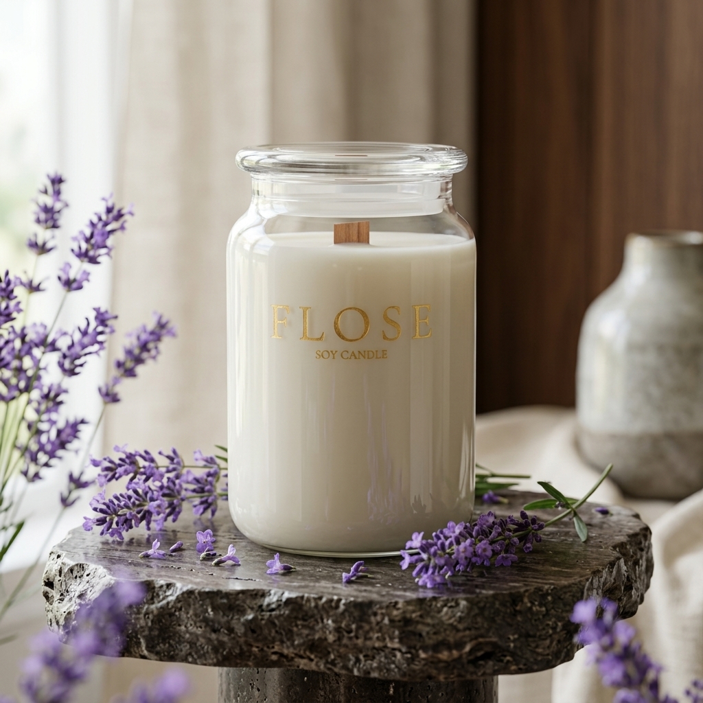 Świeca sojowa Szepty Prowansji Grand Flose o relaksującym aromacie